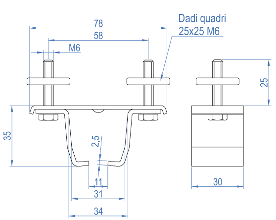 Wall suspension with built-up fixing system